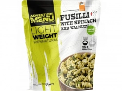 Fusilli se špenátem a vlašskými ořechy 105 g (400 g finálního jídla)