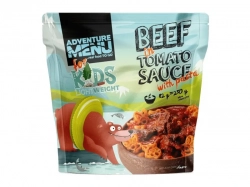 Hovězí v rajské omáčce s těstovinami 82g (250g finálního jídla)