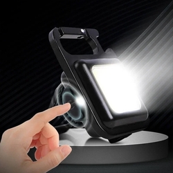 Mini LED svítilna - přívěsek, dobíjecí USB-C