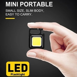 Mini LED svítilna - přívěsek, dobíjecí USB-C
